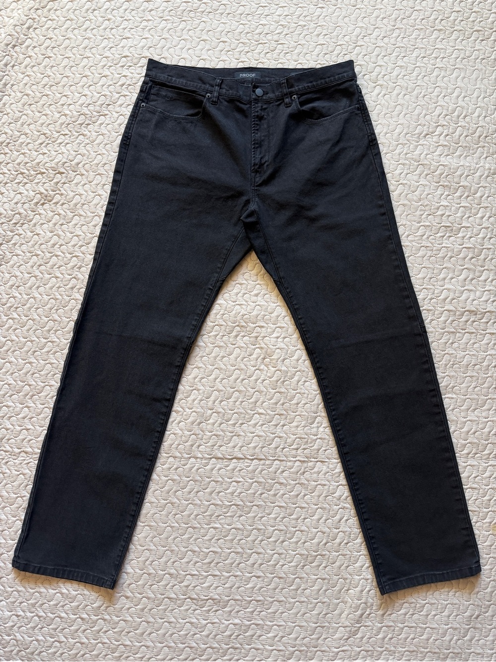 PROOF Rover Pants Mens 34x32 Black Straight Stretch Canvas